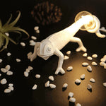 Chameleon Figure Resin LED Wall Lamp Nordic Animal Night Light
