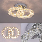 Modern K9 Crystal LED Ceiling Chandelier for Home Decor