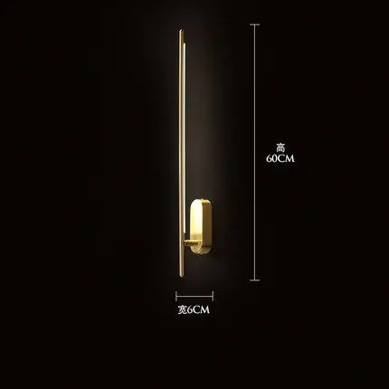 Nordic Minimalist Wall Lamp - LED Living Room Bedroom Decor