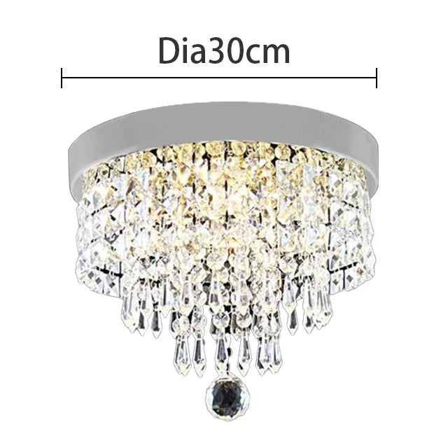 Crystal Chandelier Ceiling Lamp - Entrance Kitchen Chandeliers Fixtures Home Decor