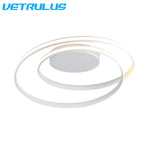 Spiral Acrylic LED Chandelier Ceiling Light by for Living Room Dining Hallway