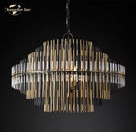 Emile Round LED Chandelier for Dining & Living Room Lighting