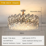 Crystal Chandelier: Modern Luxury Lighting for Living Room, Bedroom, Kitchen