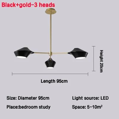 Modern Nordic Chandeliers: Simple Lighting Fixture for Living Room, Dining Room, Restaurant, Hall