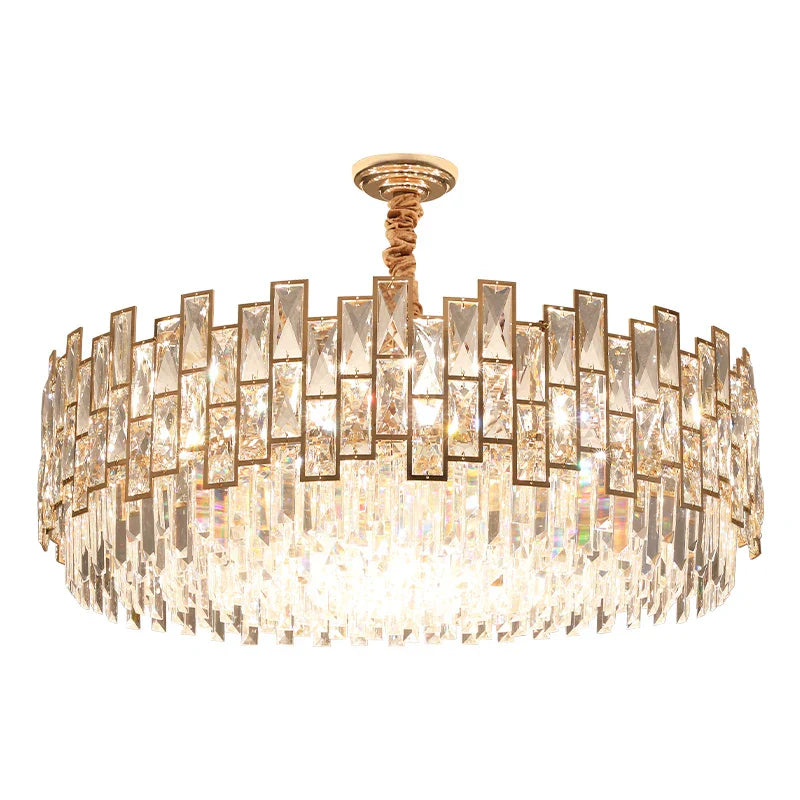 Crystal Chandelier: Modern Luxury Lighting for Living Room, Bedroom, Kitchen