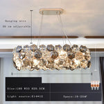 Crystal Wrought Iron Chandelier: Creative Dining & Living Room Suspension Light
