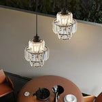 Crystal Chandelier: Elegant LED Ceiling Light for Living Room, Bedroom, and Aisle. Luxurious Modern Design.