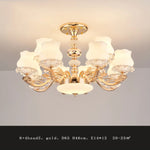 Luxury Duplex Building Chandelier Elegant Villa Pendant Light Modern Living Room Bedroom Lighting