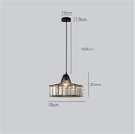 K9 Crystal Pendant Chandelier Modern Living Room Ceiling Lamp LED Hall Decor