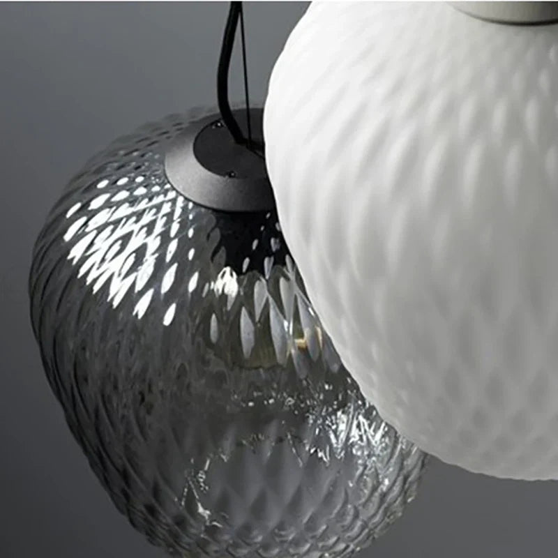 Modern Nordic Glass Pendant Light - LED Indoor Home Decor