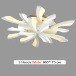 Branch Design LED Chandelier: Modern Nordic Acrylic Ceiling Light for Stylish Living Room Décor
