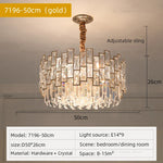 Crystal Chandelier: Modern Luxury Lighting for Living Room, Bedroom, Kitchen