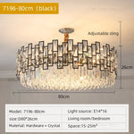 Crystal Chandelier: Modern Luxury Lighting for Living Room, Bedroom, Kitchen
