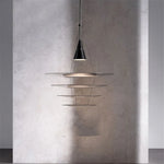 Spiral Acrylic Ring LED Pendant Light - White Nordic Designer Minimalist Lamp