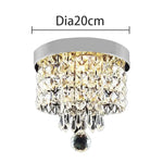 Crystal Chandelier Ceiling Lamp - Entrance Kitchen Chandeliers Fixtures Home Decor