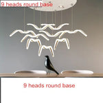 Seagull LED Pendant Light Modern Ceiling Lamp Nordic Chandelier Lumina