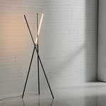 Trident Floor Lamp: Modern Designer Decor Standing Lamp for Living Room & Bedroom