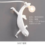 Chameleon Figure Resin LED Wall Lamp Nordic Animal Night Light