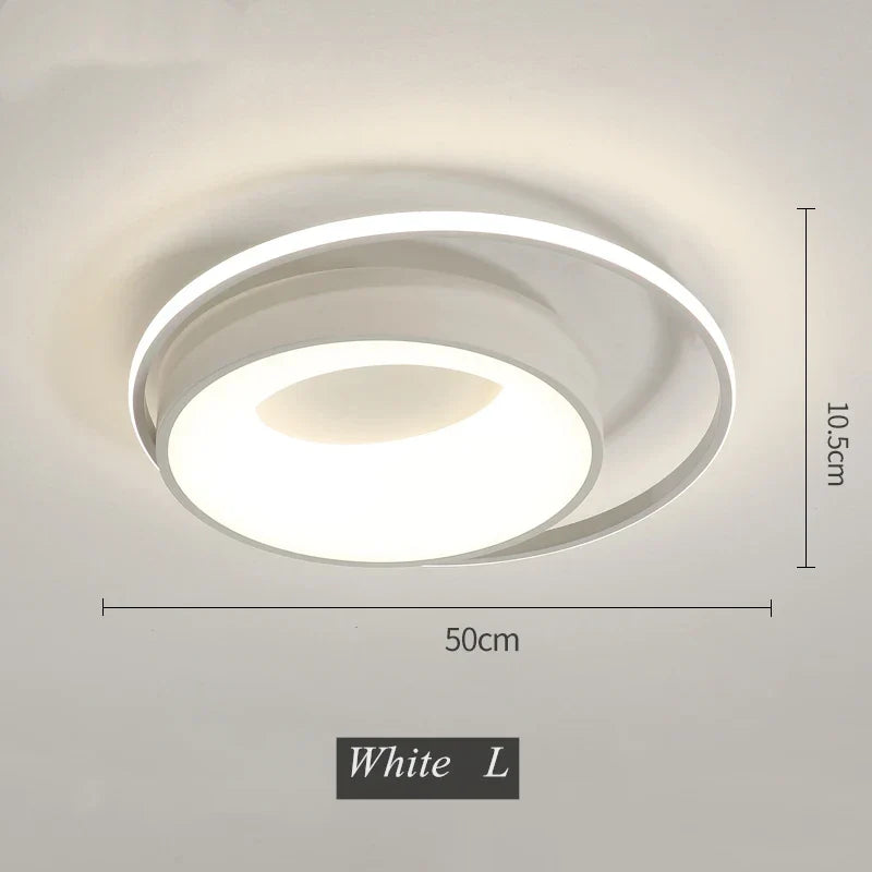 LED Chandelier Light for Living Dining Room, Modern Acrylic Surface Mounted Fixture