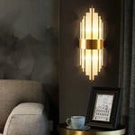 Gold Black LED Wall Sconce Light for Bedroom Corridor