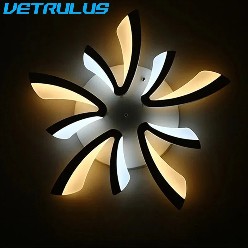 Modern LED Branch Chandelier for Dining Living Study Room Lighting Fixtures