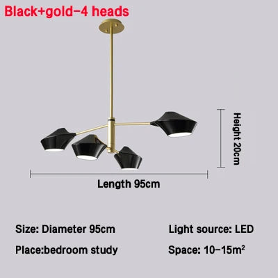 Modern Nordic Chandeliers: Simple Lighting Fixture for Living Room, Dining Room, Restaurant, Hall