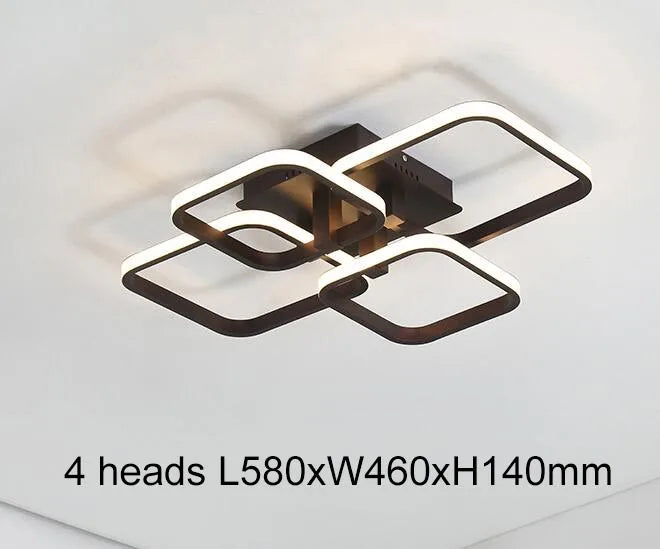 Acrylic Ceiling Lights Modern Chandelier LED Lamps Dining Living Room Bedroom Decor