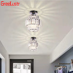 Crystal Chandelier: Elegant LED Ceiling Light for Living Room, Bedroom, and Aisle. Luxurious Modern Design.
