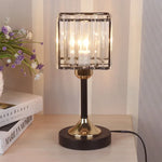 Crystal Desk Lamp USB Charging Night Light for Living Room Bedroom Decor