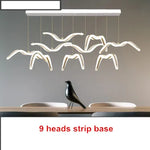 Seagull LED Pendant Light Modern Ceiling Lamp Nordic Chandelier Lumina
