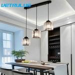Crystal LED Pendant Chandelier for Dining Living Room Decor