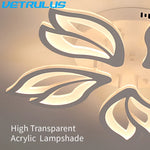 Geometric Acrylic LED Ceiling Chandelier for Modern Nordic Decor