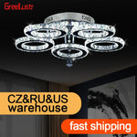 Modern K9 Crystal LED Chandeliers - Kitchen Home Decor Ceiling Lamps Fixtures