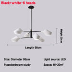 Modern Nordic Chandeliers: Simple Lighting Fixture for Living Room, Dining Room, Restaurant, Hall