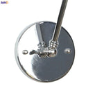 Silver Swing Arm LED Wall Light - Industrial Vintage Wall Sconce
