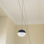 Geometric Glass Ball LED Pendant Chandelier Ceiling Lamp for Living Dining Bedroom