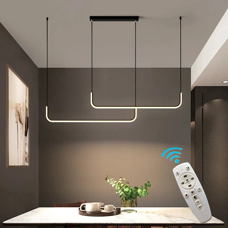 LED Ceiling Chandelier Dimmable Pendant Lamps for Modern Home Decor Lighting