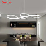 Minimalist LED Pendant Light for Dining Room, Nordic Art Design Ceiling Lamp