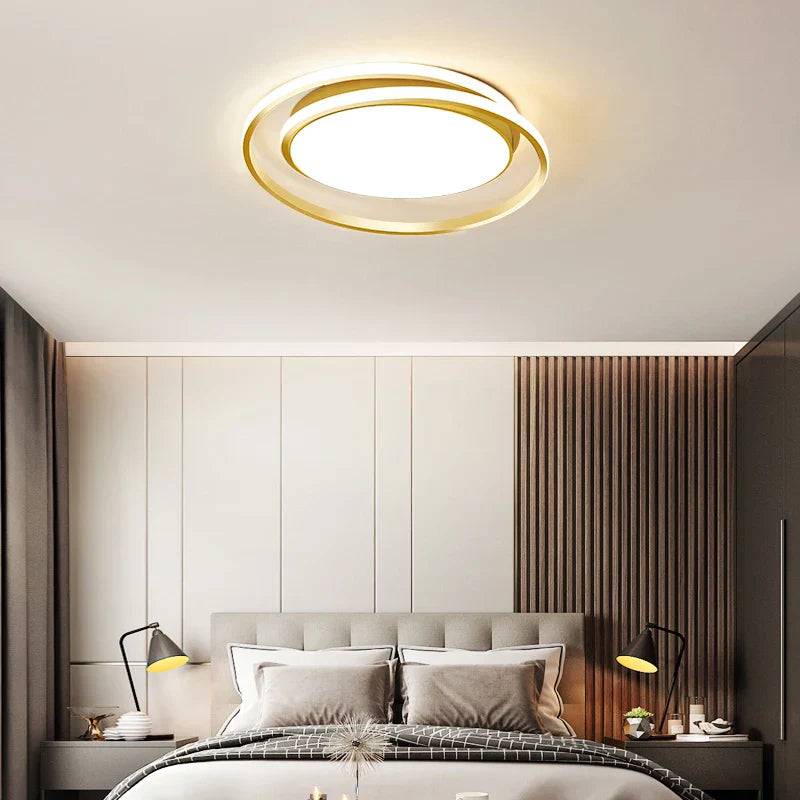 Modern Round Acrylic Chandelier Ceiling Lamp for Stylish Living Room Decor