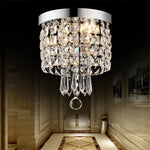 Diamond Crystal LED Ceiling Chandelier Pendant Light for Elegant Living Spaces
