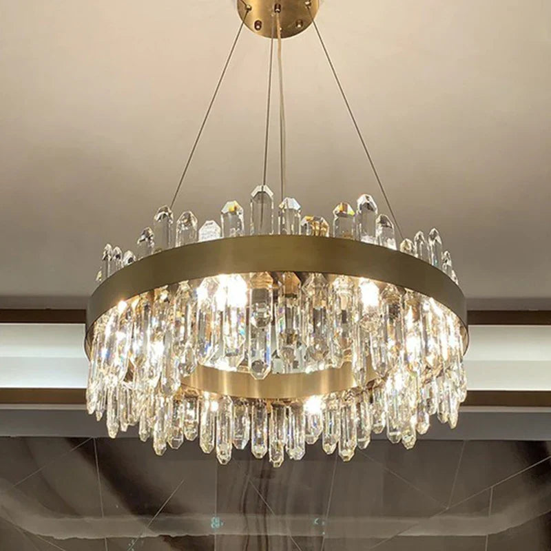 Crystal Chandelier Pendant Light for Luxury Living Room, Bedroom, Dining, Kitchen & Home Décor