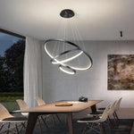 LED Ceiling Chandelier Round Pendant Light for Modern Home Interior Lighting