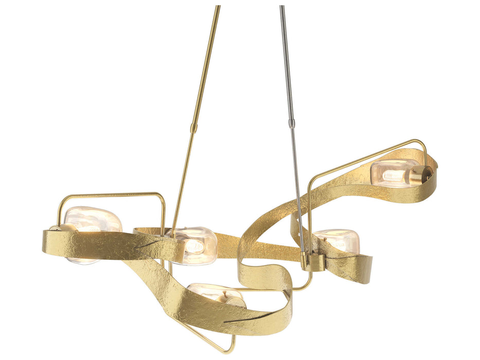 Hubbardton Forge Graffiti 5-Light Glass Island Pendant