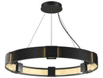 Hubbardton Forge Aura 6-Light Glass Round Pendant
