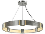 Hubbardton Forge Aura 6-Light Glass Round Pendant