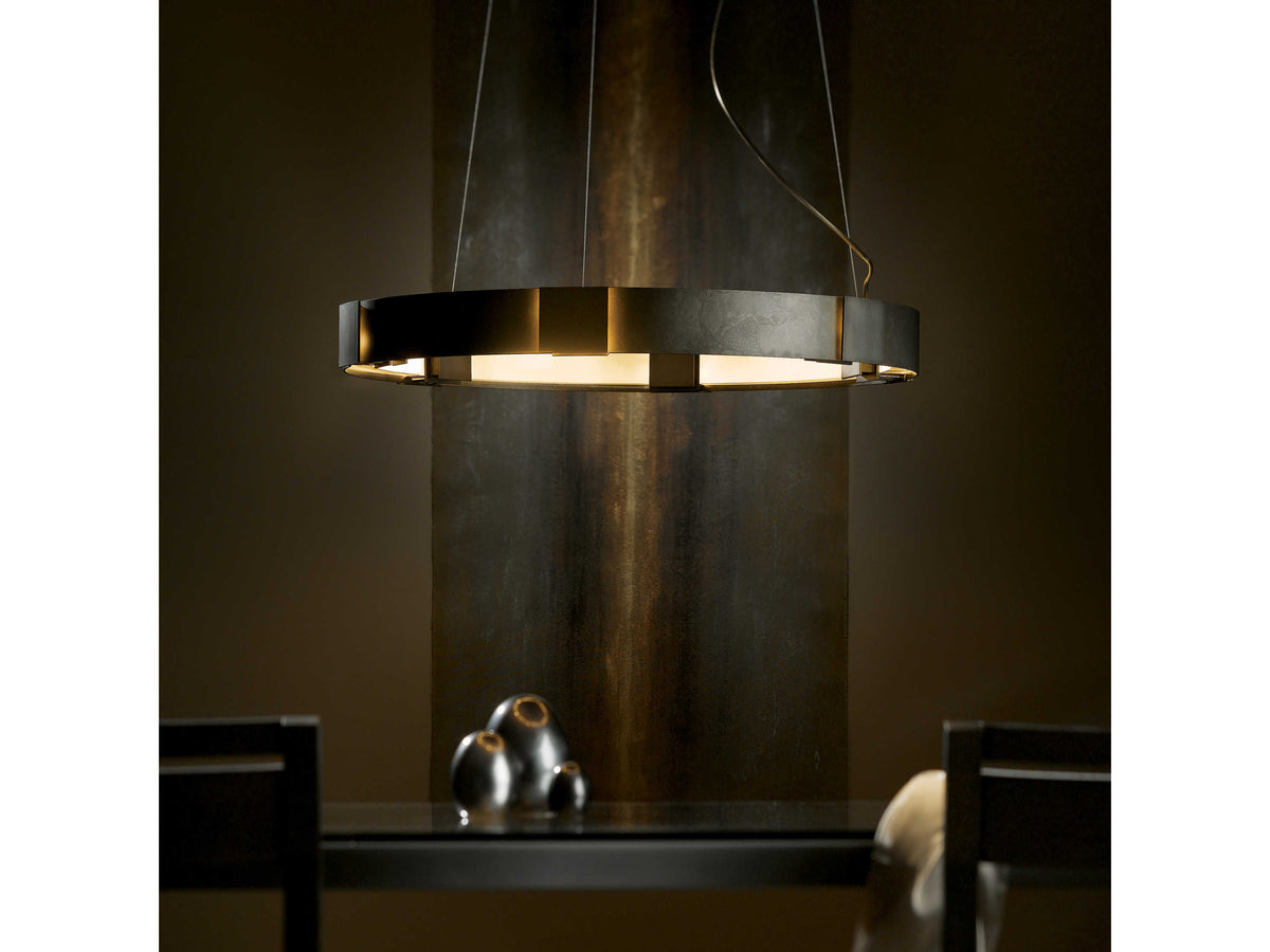 Hubbardton Forge Aura 6-Light Glass Round Pendant
