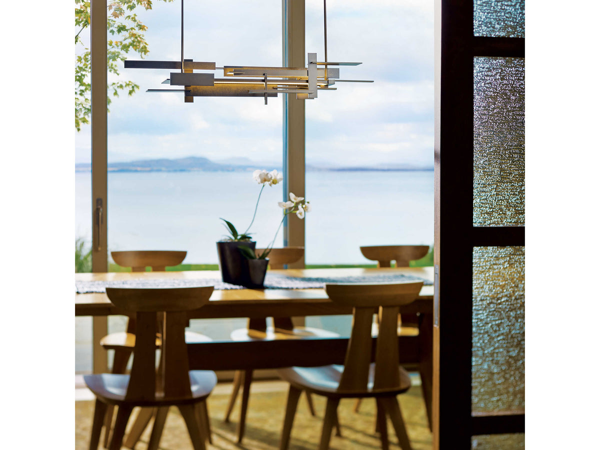 Hubbardton Forge Planar 1-Light LED Geometric Linear Island Pendant