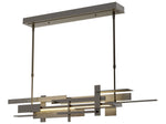 Hubbardton Forge Planar 1-Light LED Geometric Linear Island Pendant