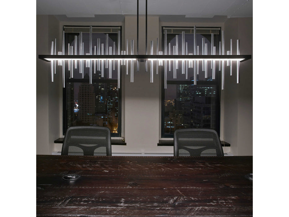 Hubbardton Forge Cityscape 1-Light LED Linear Island Pendant