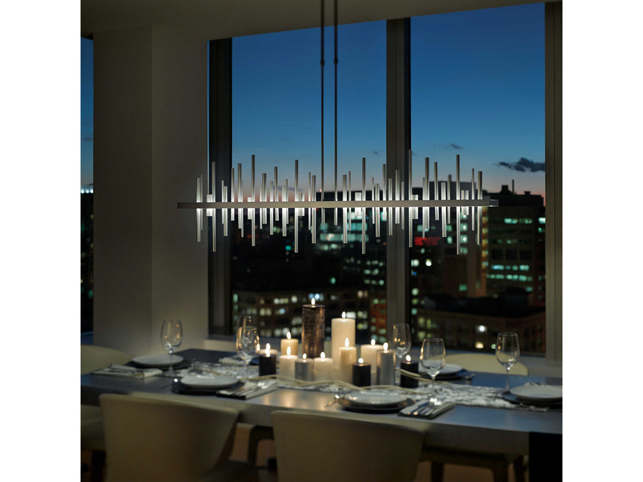 Hubbardton Forge Cityscape 1-Light LED Linear Island Pendant